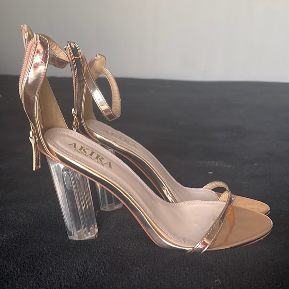 AKIRA Shoes - Rose Gold Heel | Store: Akira | Worn: 3x | Size 9 in Womens
